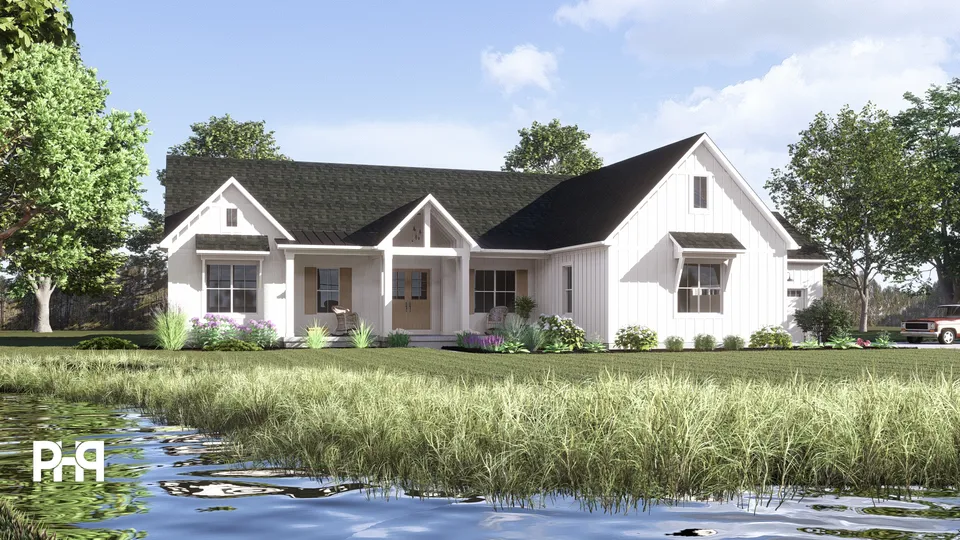 The Sycamore house plan, exterior view 2